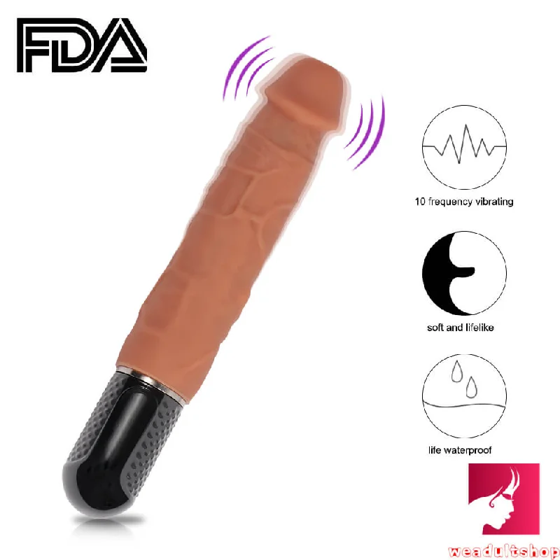 7.87in 10 Frequencies Vibrating Modes Dildo Sex Toy For Women