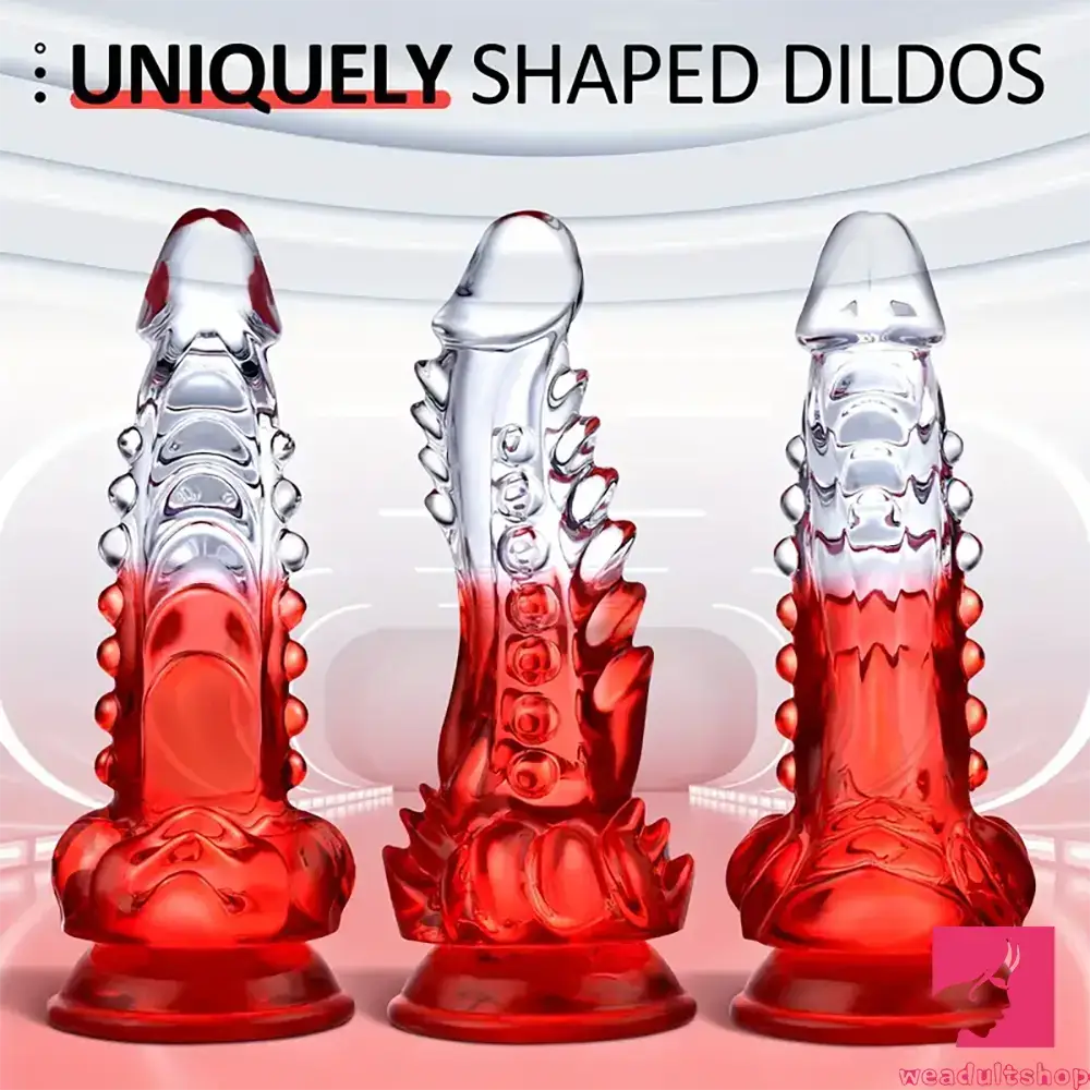 8.6in Spiked Soft Dildo Women Masturbator For Anus Vaginal Sex Toy