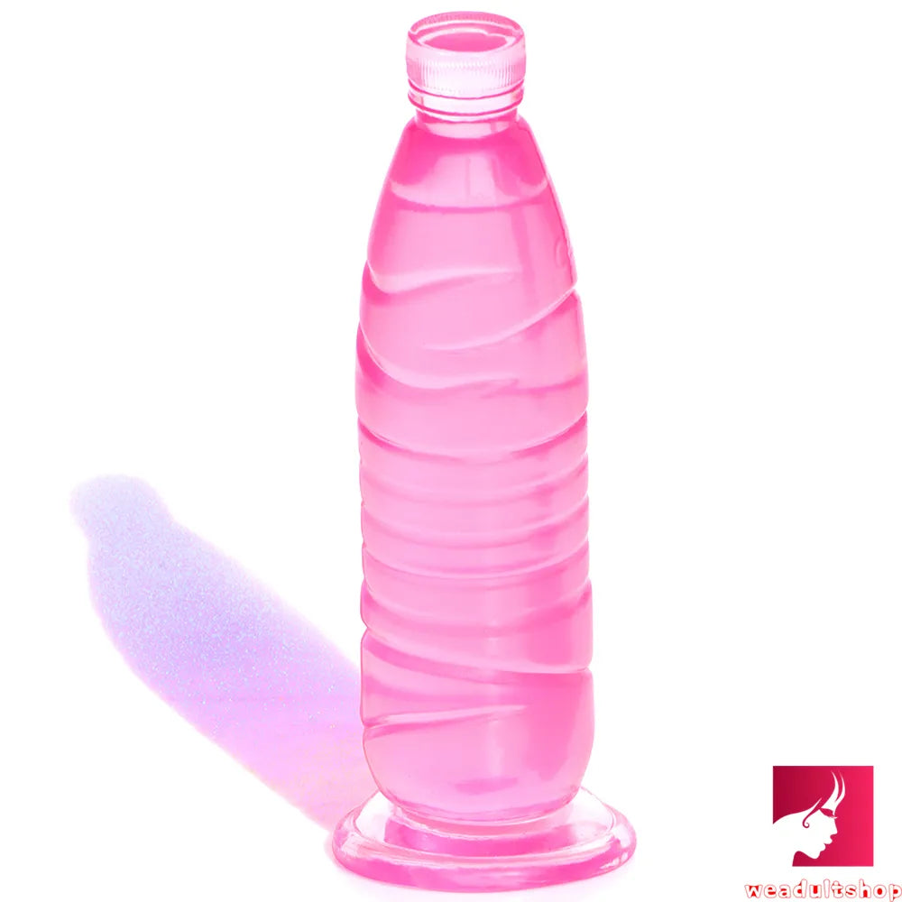 9.65in Bottle Fantasy Women Vagina Sex Penis Dildo For Adults