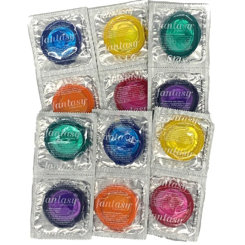 Assorted Colored Fantasy Condoms