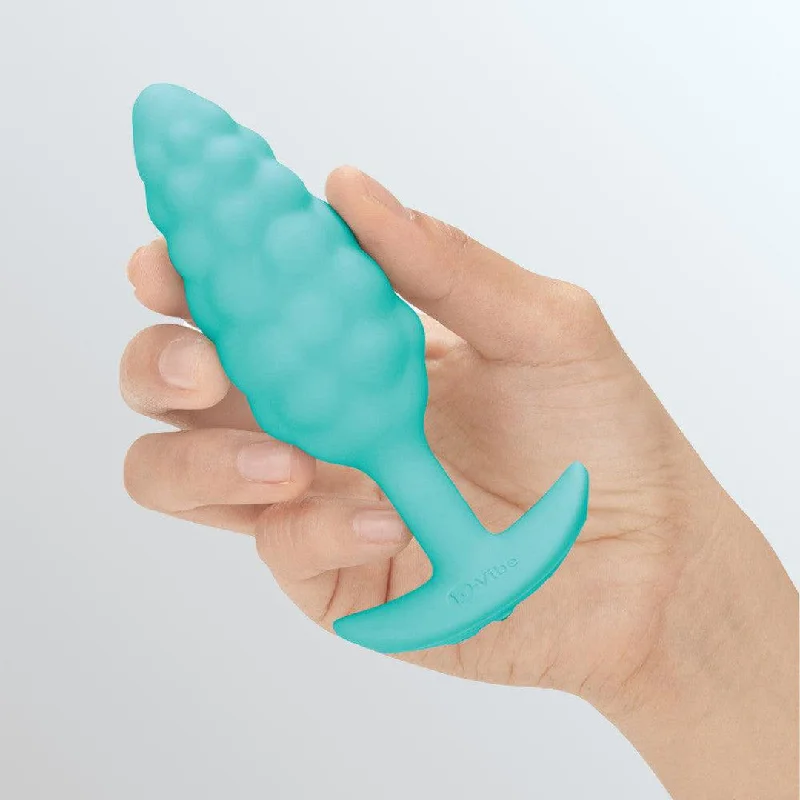 B-Vibe Texture Vibrating Butt Plug Bump - Mint (Small)