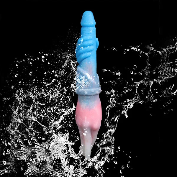 Double End Fist Dildo Butt Plug - Fantasy Colored Silicone Sex Toys for Women Lesbian