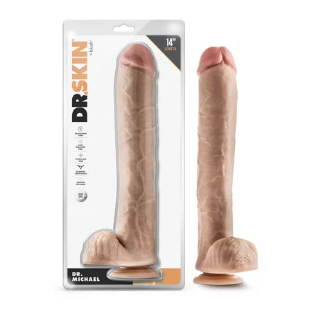 Dr Skin Dr Michael 14 Dildo Balls Beige