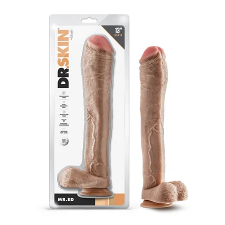 Dr Skin Mr Ed 13 Dildo Balls Beige