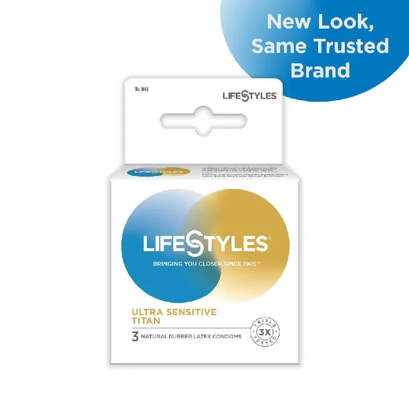 LifeStyles Ultra Sensitive Titan Condoms