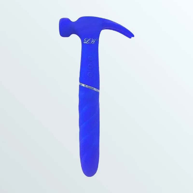 Love Hamma Thrusting Multi-Function Vibrator - Blue