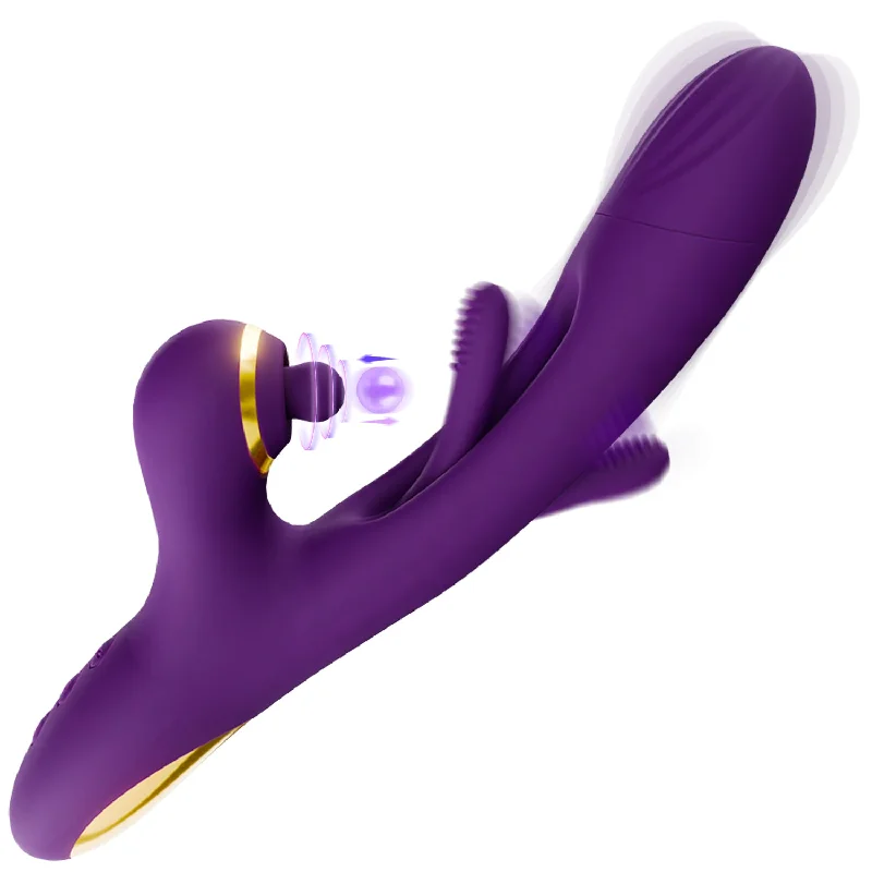 KERERO 3 in 1 G Spot Vibrators with 7 Tapping, 7 Vibrating & 7 Flapping Patterns