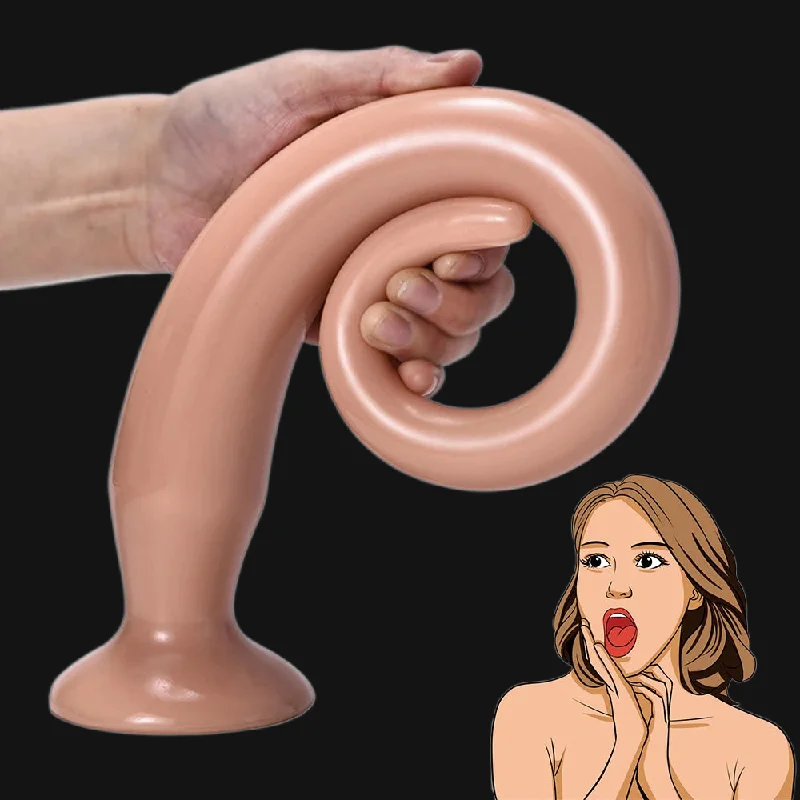 Silicone Anal Dildo Butt Plug - 20 inch Long Tail Anal Dilator G Spot Stimulator Prostate Milk