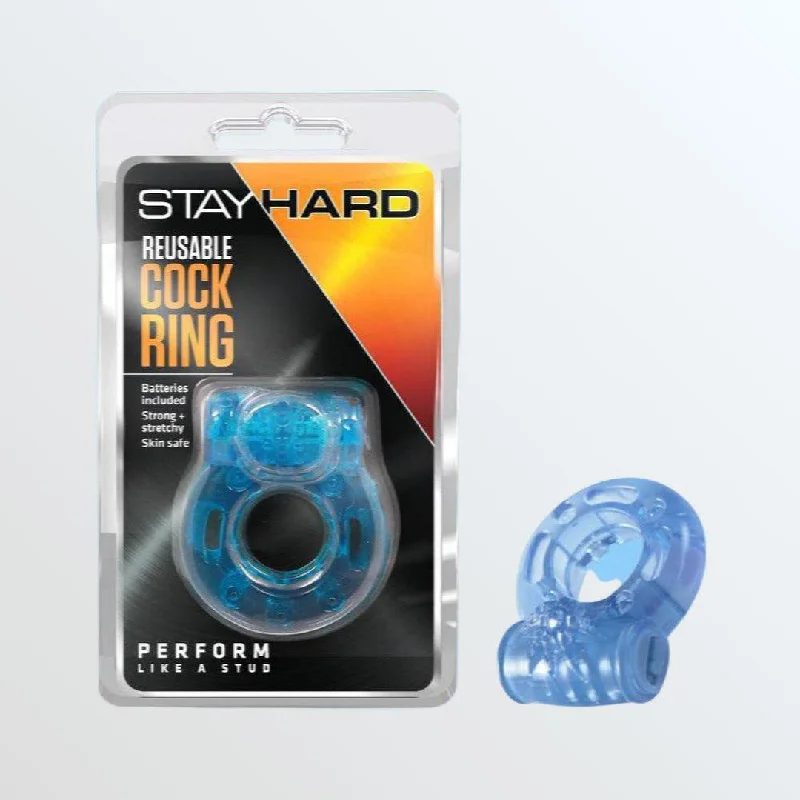 Stay Hard Reusable Vibrating Cock Ring