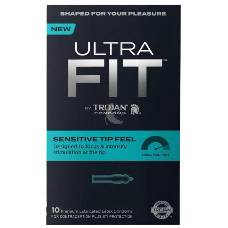 Trojan Ultra Fit Sensitive Tip Feel | 10-Pack