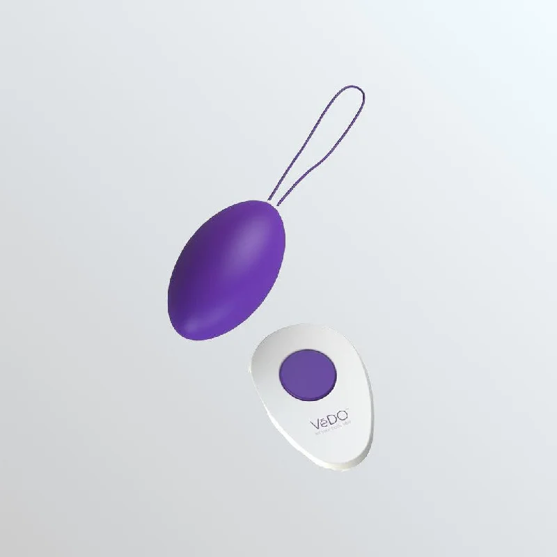 VeDO Peach Remote-Controlled Vibrating Egg - 'Into You Indigo'