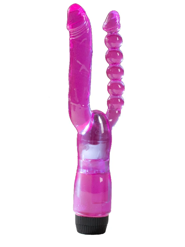 Xcel Double Penetrating Purple Vibrator