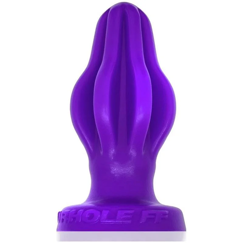 Airhole-2 Finned Buttplug Eggplant