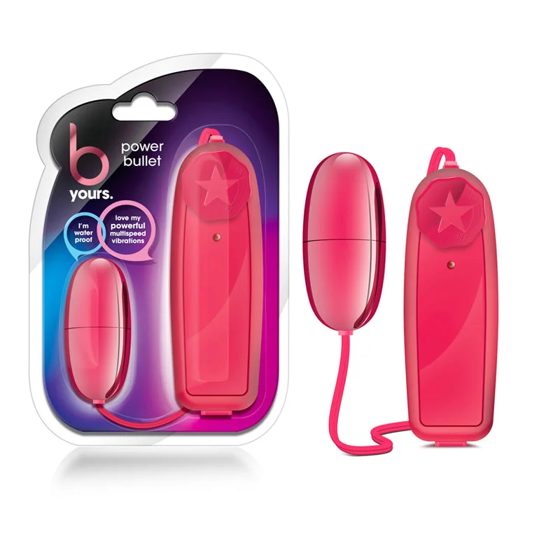 Blush B Yours Power Bullet Remote-Controlled Egg Vibrator Cerise