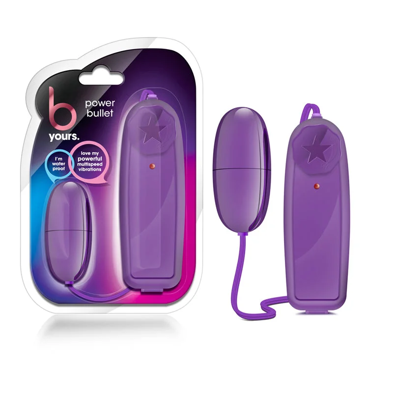 Blush B Yours Power Bullet Remote-Controlled Egg Vibrator Purple