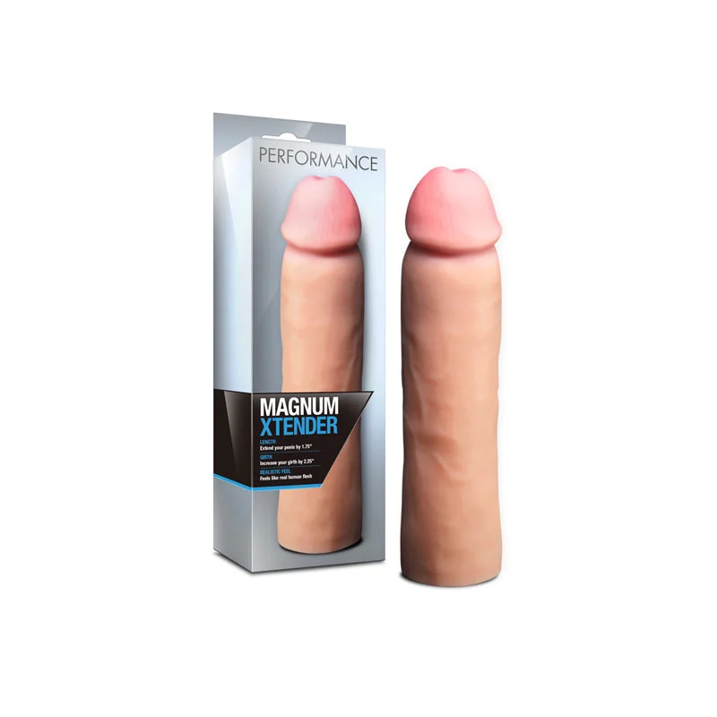 Blush Performance Magnum Xtender 1.75 in. Penis Extender Sleeve Beige