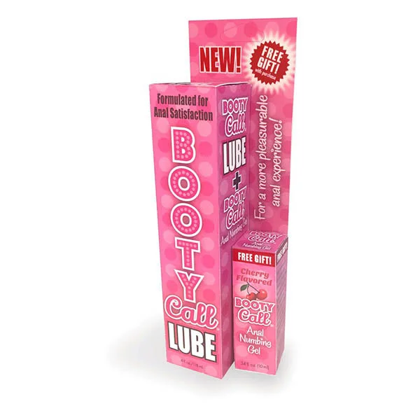 Booty Call Lube Duo - Anal Lube and Cherry Numbing Gel