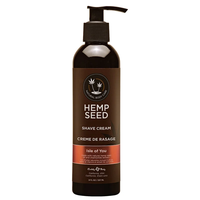 Earthly Body Hemp Seed Shave Cream Isle of You 8oz