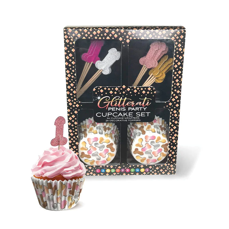 Gitterati Penis Cupcake Set