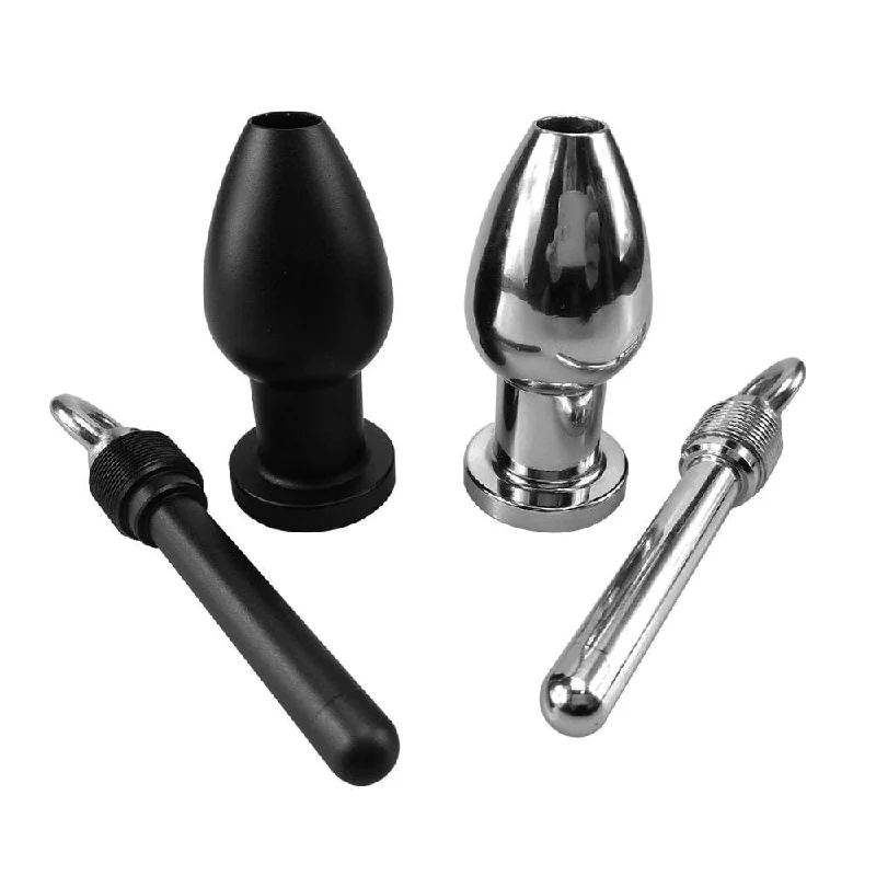 Metal Ass Dilator Hollow Plug 4.53" Long