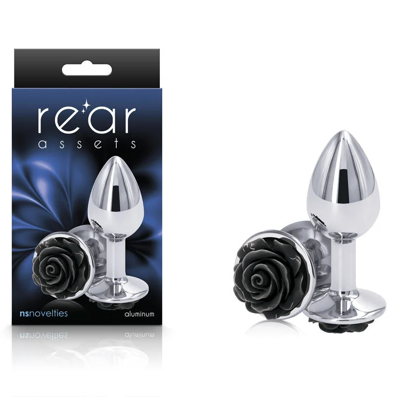 Rear Assets Small Butt Plug Rose Black