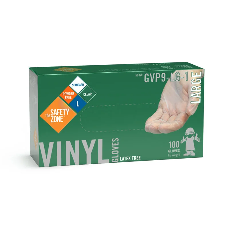 Stretch Vinyl Gloves Size Med (100/box)