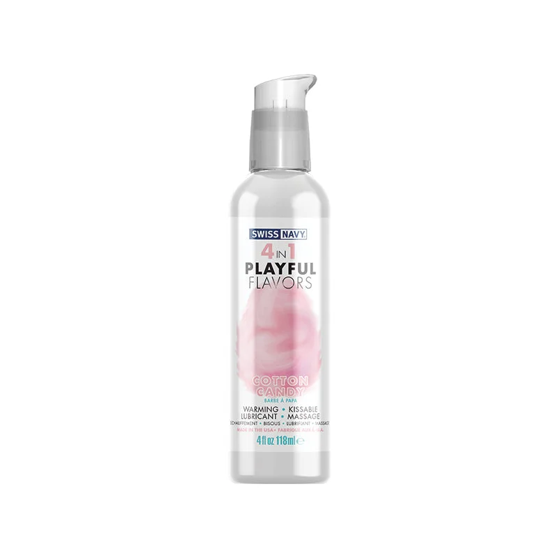 Swiss Navy 4 in 1 Playful Flavors Cotton Candy 118 ml / 4 oz.