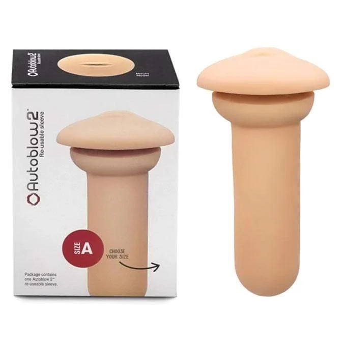 Autoblow - 2 Plus XT Sleeve Vagina and Mouth Orifice (Beige)