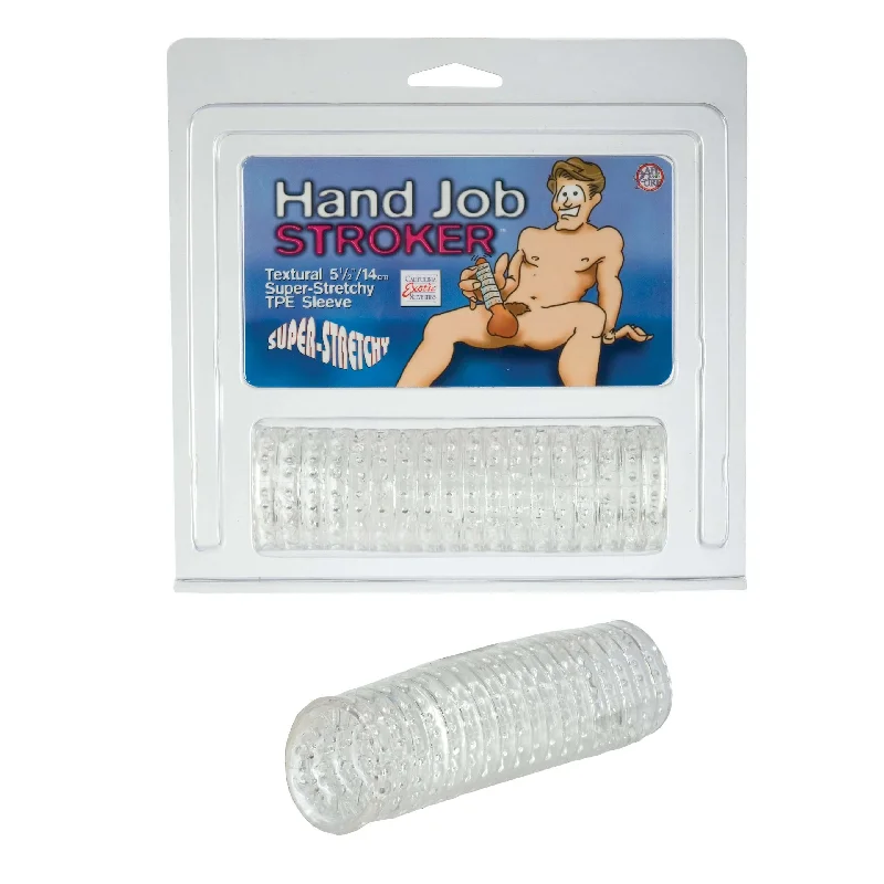 Hand Job Stroker - Textured Super-Stretchy Masturbation Sleeve