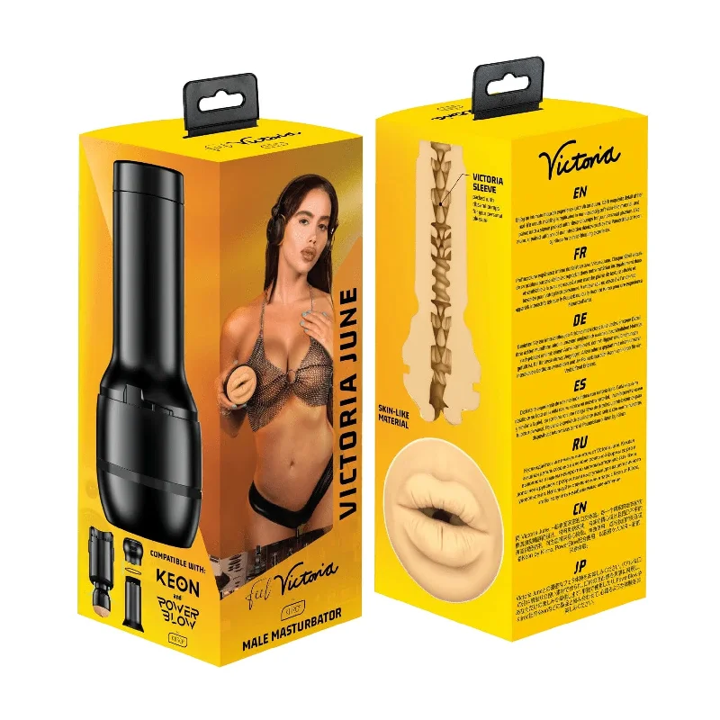 Kiiroo - Feel Victoria June Mouth Masturbator (Beige)