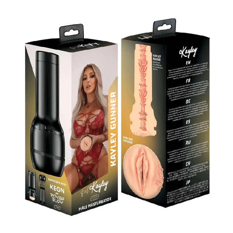 Kiiroo - Stars Collection Strokers Feel Kayley Gunner Masturbator (Beige)