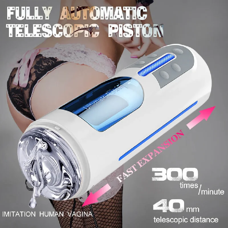 Leten A380 Piston Automatic Telescopic Masturbation Cup