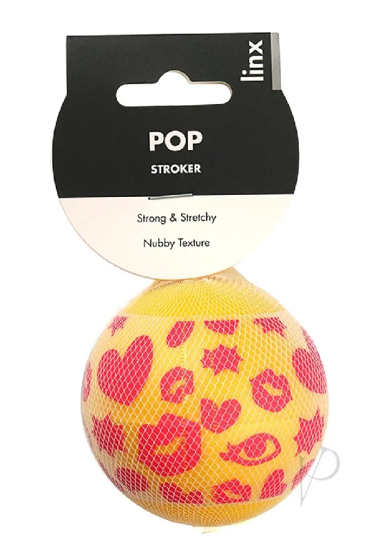 Linx Pop Stroker Ball Clear/yellow Os