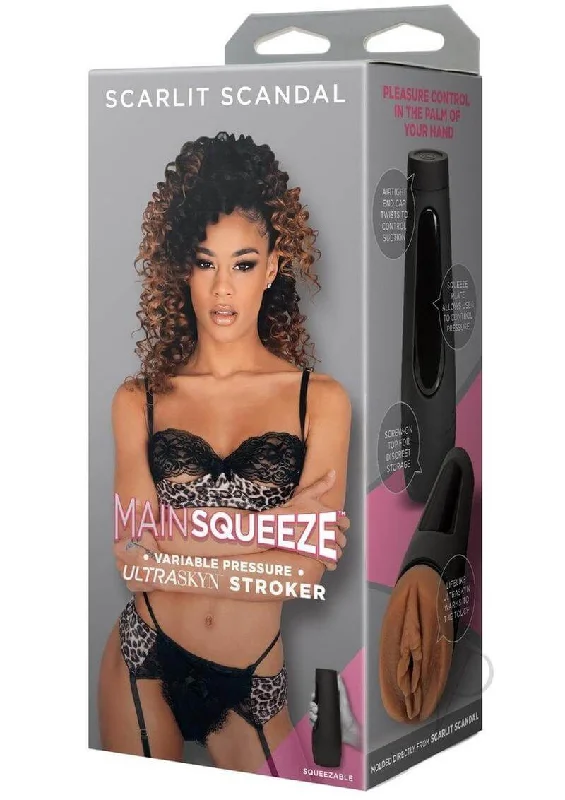 Main Squeeze Scarlet Scandal Pussy Stroker Caramel