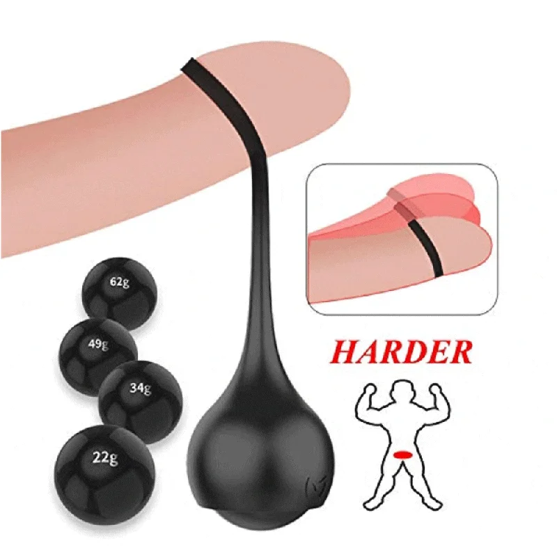 Penis Weights For Male Physical Exercise Ball Stretching Gravity Ring