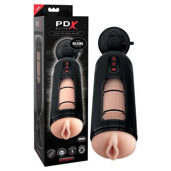 Pipedream Extreme Toyz Elite Vibrating Mega Milker